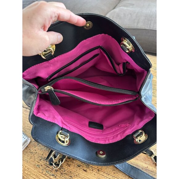 Nicole Miller Womens Black Purse shoulder strap - Picture 5 of 6